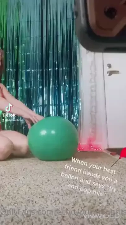 Guess how many bounces it took to pop the i bet you won t guess thank 