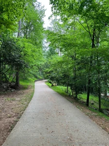 I like to walk alone in this wonderful park there aren t many people