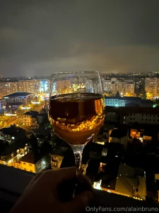 Rainy night deserves a glass of wine