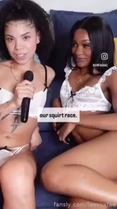 Did you get the full video of me and shweetnlow racing to a squirt