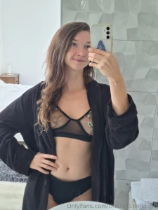 Bathrobe on got new embroidered lingerie and fell in love with it i