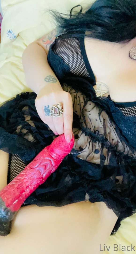 Today i played with my favourite big thick long dragon dildo i mean i 