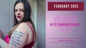 February slave task calendar 28 days of tasks focused on bringing you