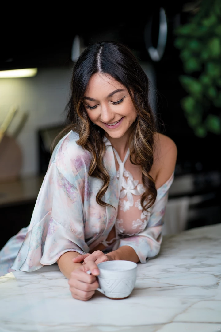 Your girl cant survive without her morning coffee 