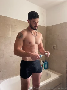Someone forgot to brush his teeth
