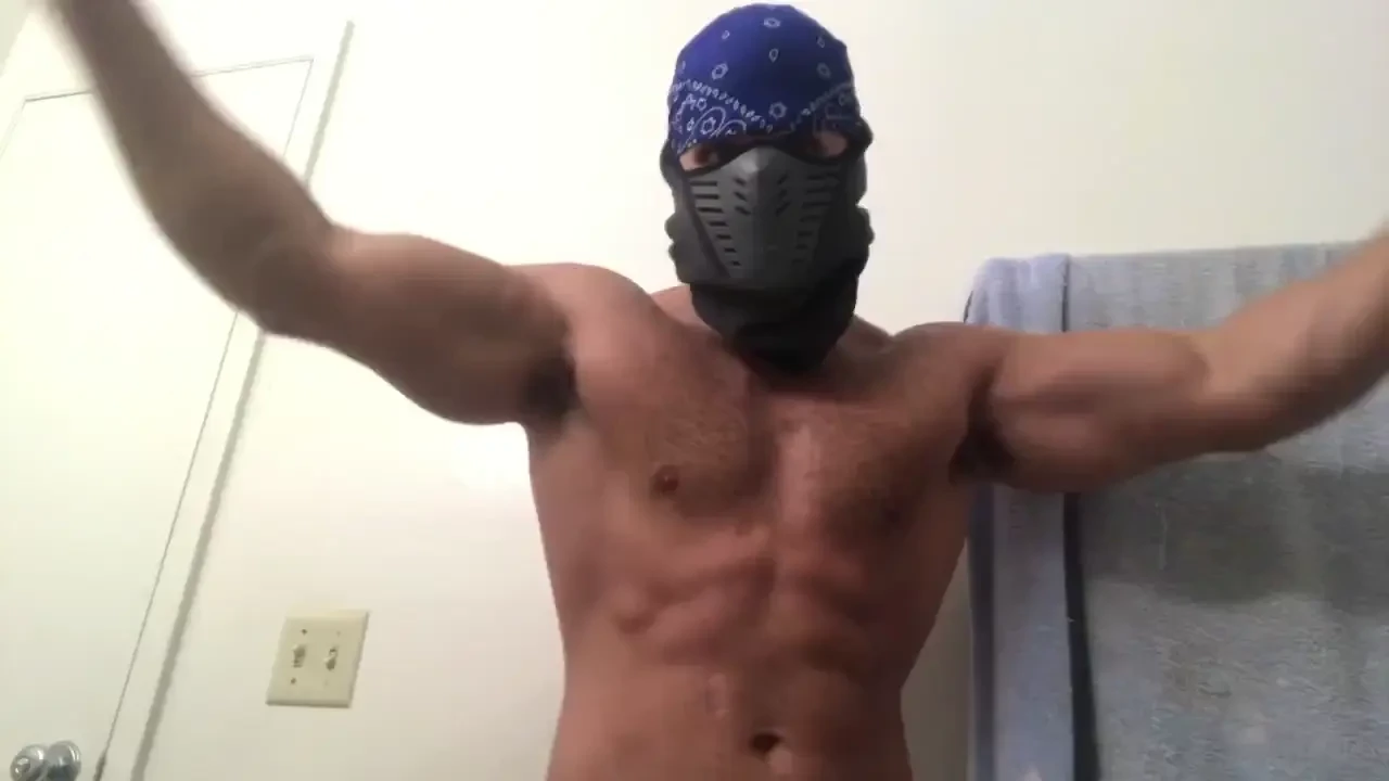 Post gym pump bathroom flex jerk amp cum 10 03 