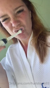 First time brushing my teeth as a 30 year old happy birthday to me