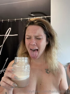 Swipe to see how i really feel about protein shakes and drop a gif if