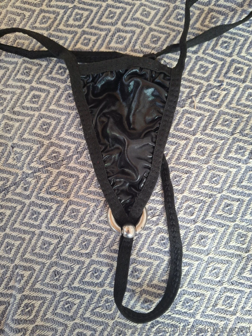 Custom black thong for sale message me for price and postage part 1 