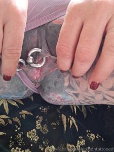 Just a dozen shots of my pussy full of heavy rings this was what i