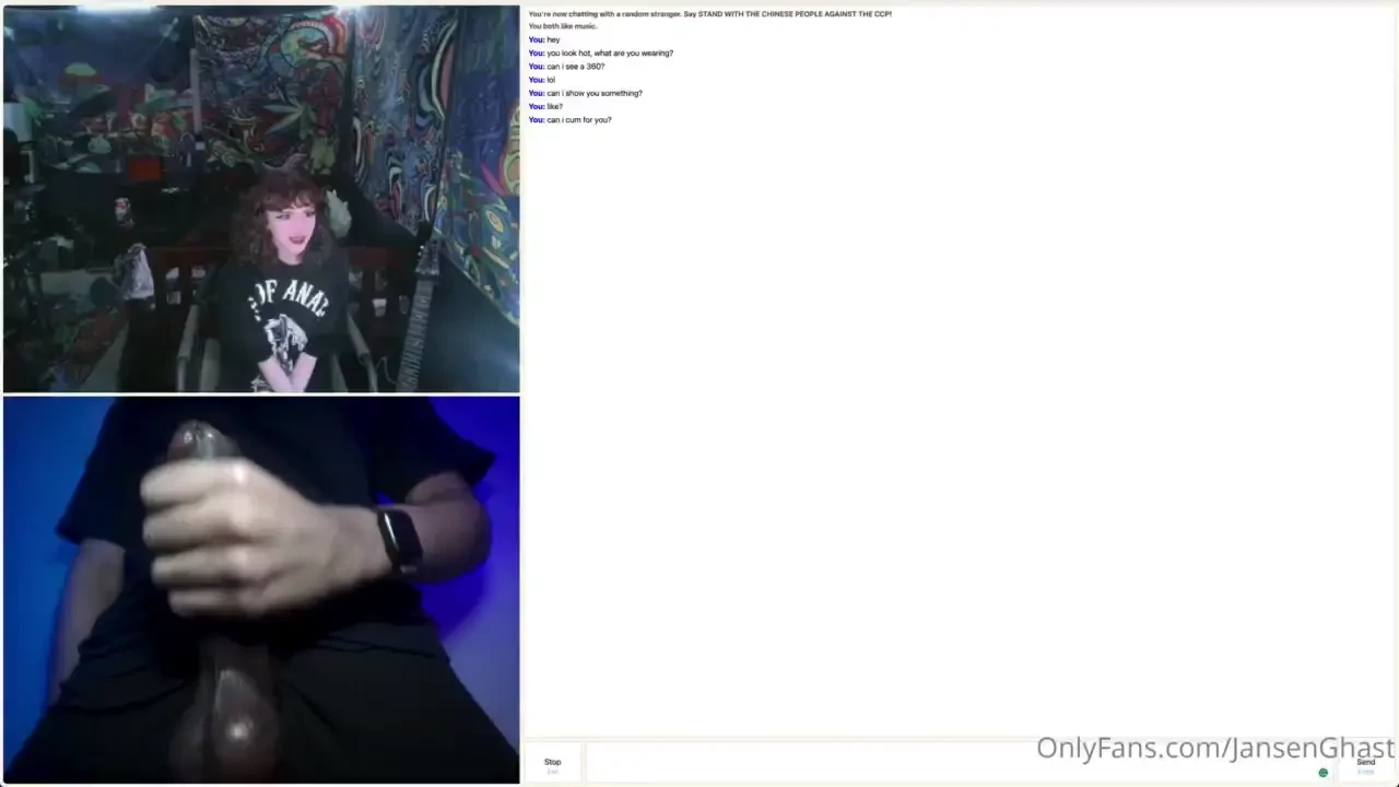 I have been lucky enough to see her on omegle a few times should i 