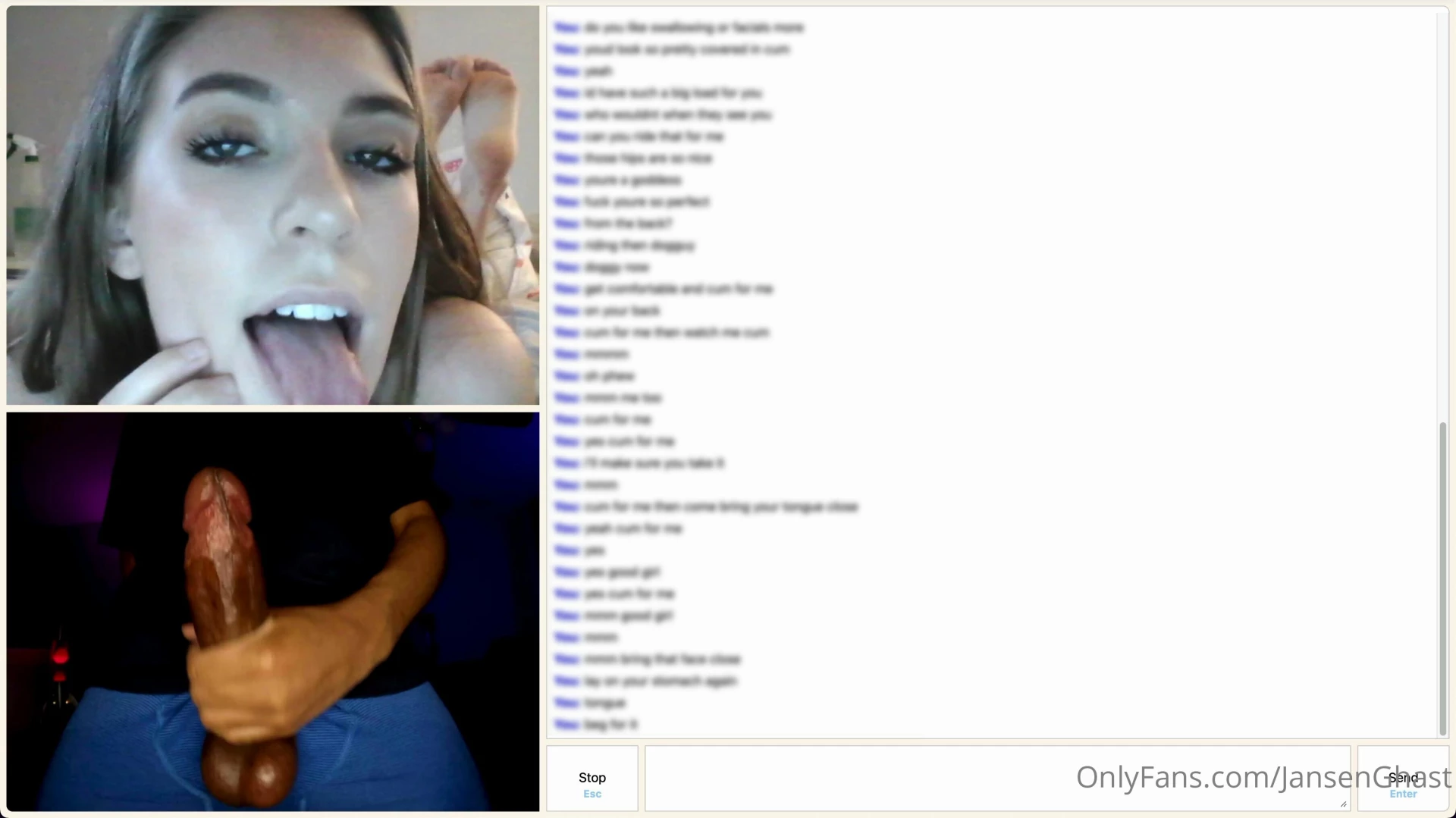 Embrooks19 is one of the best dirty talkers i have met on omegle her 