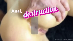 Anal destruction do you want to see the full video look at my anus