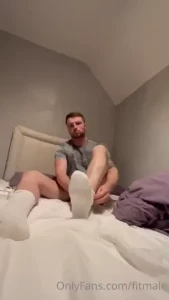 Long white nikes my sub got for me