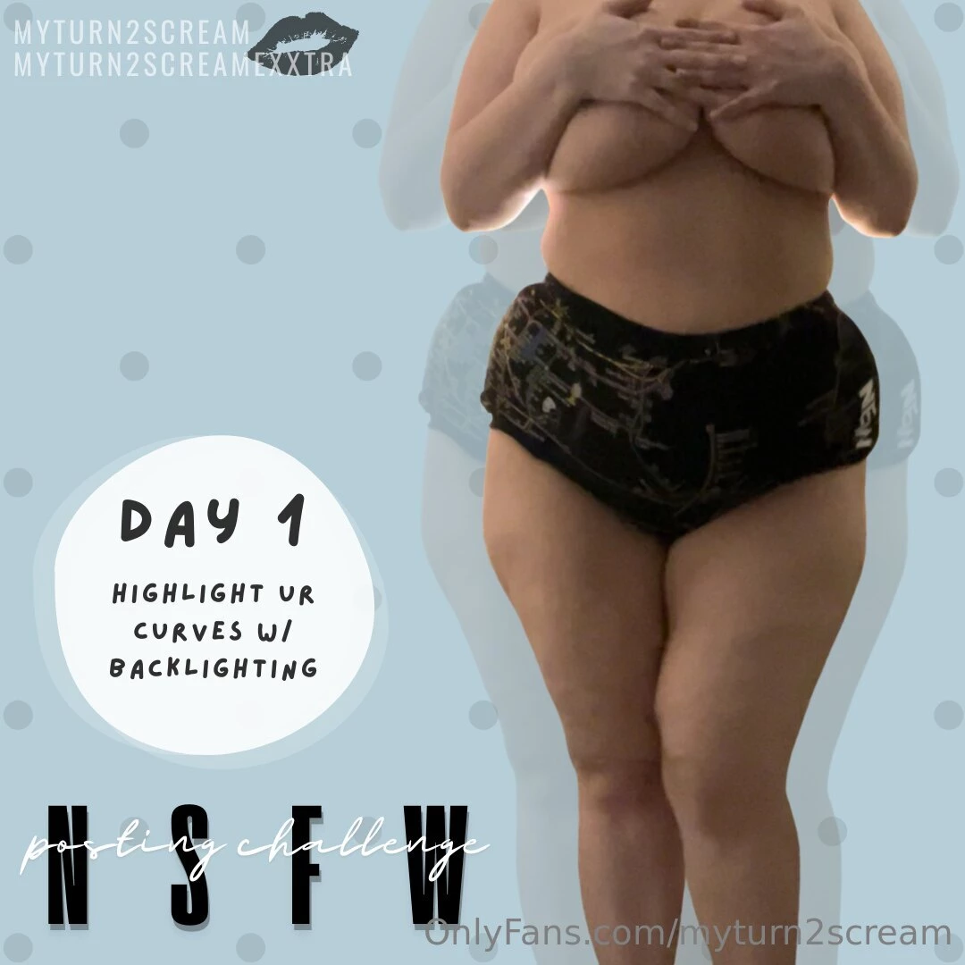 January nsfw challenge day 1 highlight ur curves w backlighting sub to 