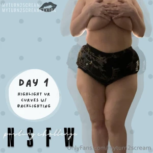 January nsfw challenge day 1 highlight ur curves w backlighting sub to