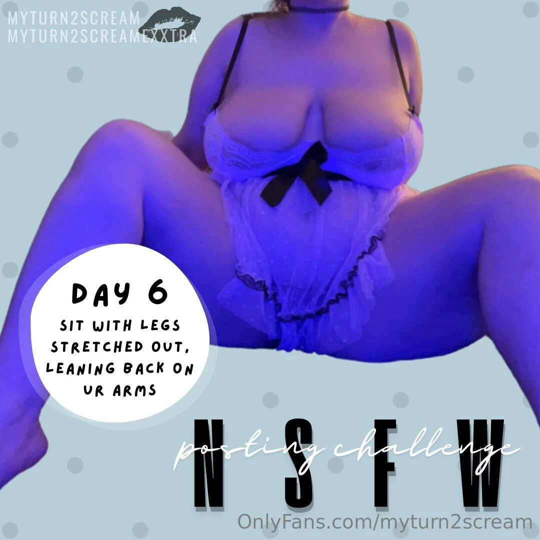 January nsfw challenge day 6 sit with legs stretched out leaning back 
