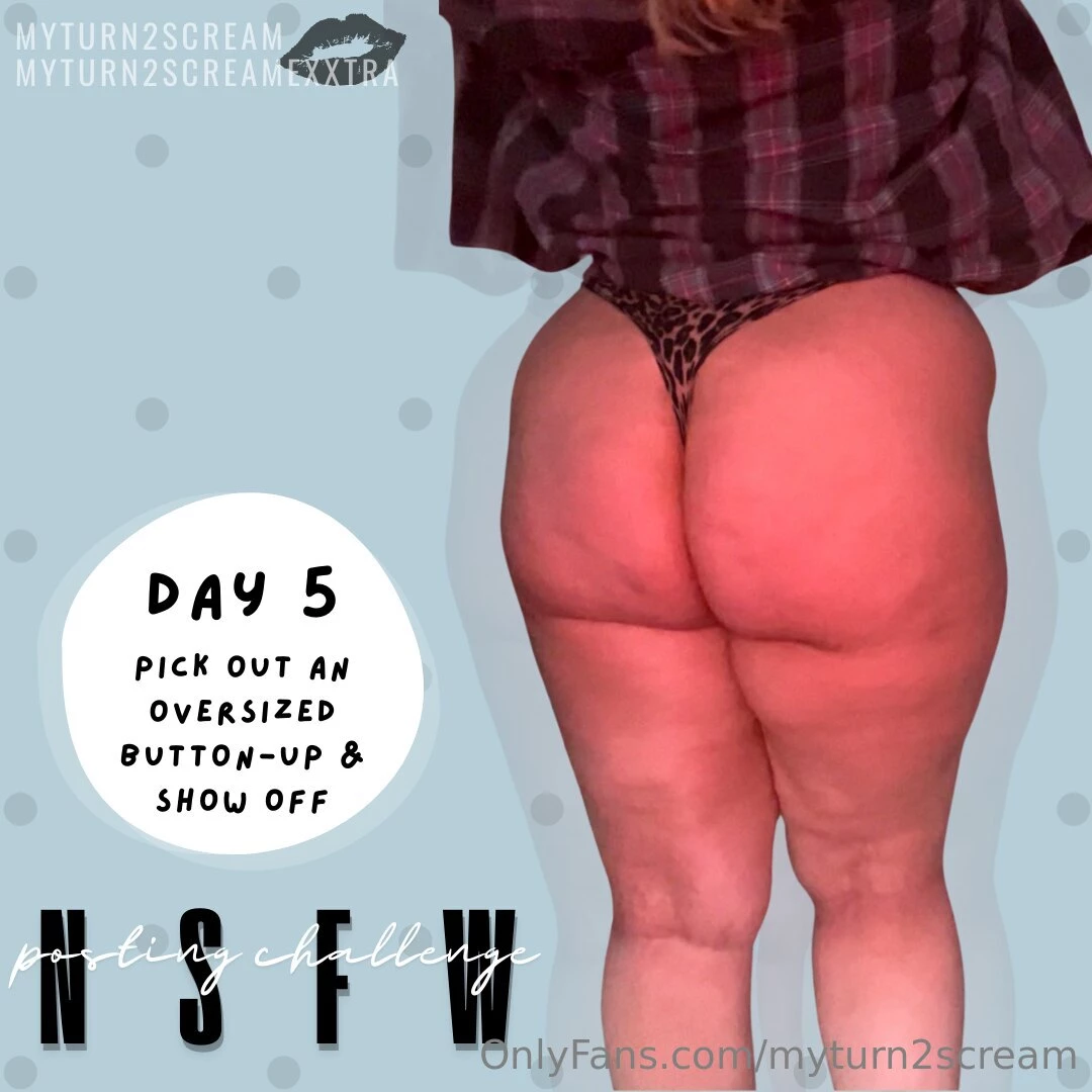 January nsfw challenge day 5 pick out an oversized button-up amp show 