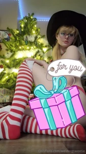 Merry christmas hope i was what you wanted under the tree mwah mwah