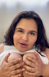 I love the way she looks at me when she has my cock in her mouth this