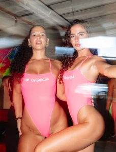 Bold confident and unapologetic the pink bodysuit isn t just a