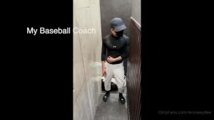 New post 230917 my baseball coach doing his first uniform sex