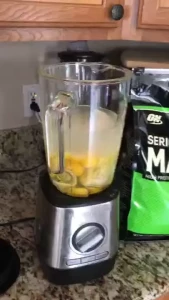 Yes i blend boiled chicken and drink it every day here is my crazy part 1