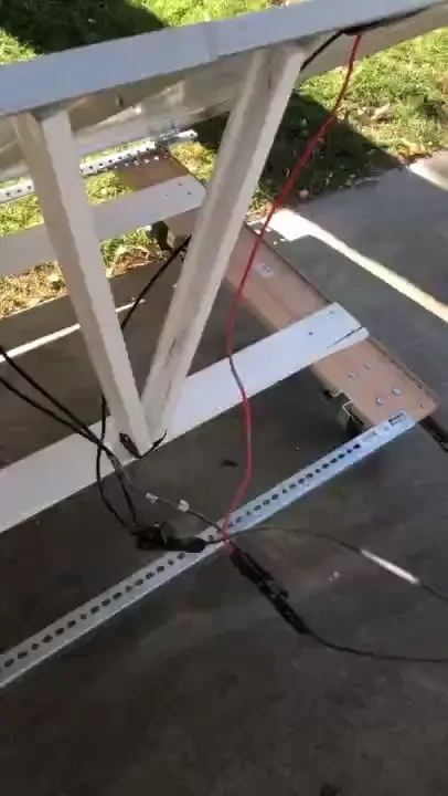 This is how the mobile solar power unit i built works 
