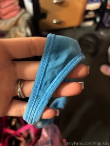 My panties are soaked in my cum
