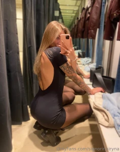 I went out for bread came back with a new dress and perfume classic