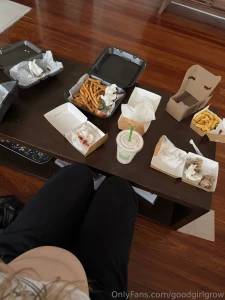 Bitched out on the fries but ate everything else