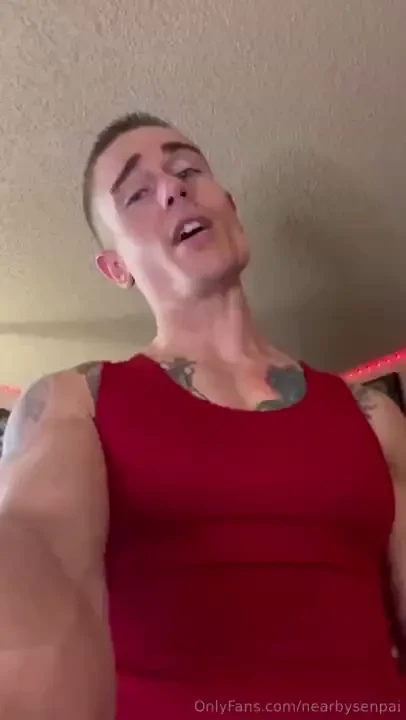 Full video gym bro fantasy roleplay aggressive dirty talk jerking 