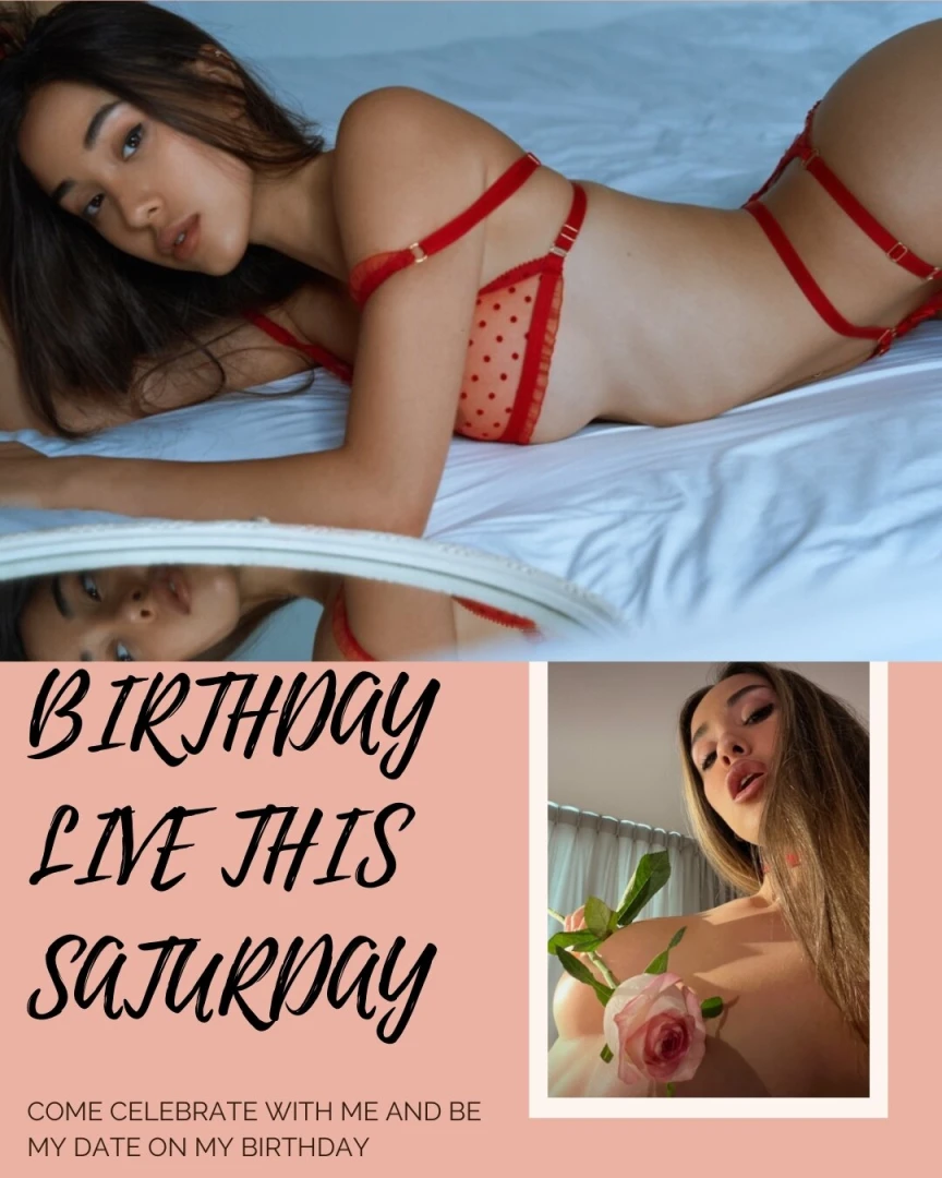 I m going live on my actual birthday so save the date may 3 you better 