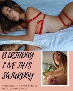 I m going live on my actual birthday so save the date may 3 you better