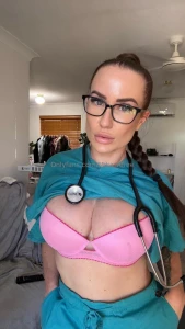 Subscribe to the hottest nurse from the west haylihooper her account part 2
