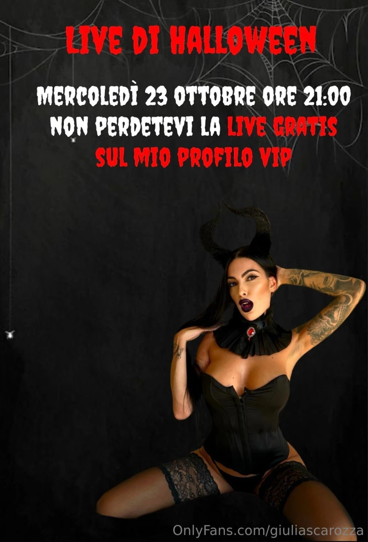 Live gratutita sul mio profilo vip tesorini mercoled 23 ottobre alle 