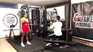 My new personal trainer fucks me hard at her private gym my new