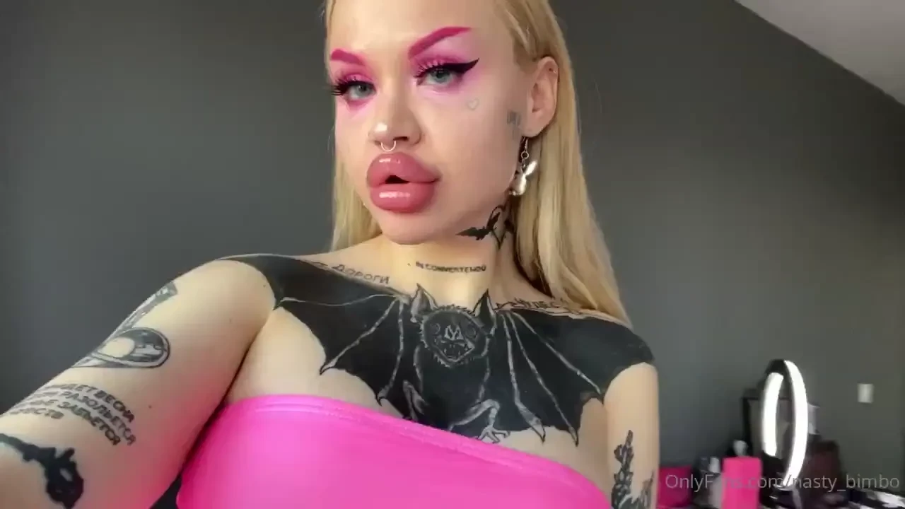 Tongue and lip teasing 