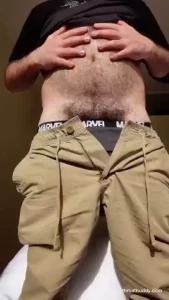 Love how thick his bush feels on my face when he s pushing deep inside