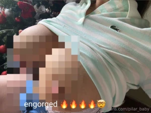 Engorged while i work my tits ask to be sucked