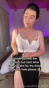 The glasses keep getting messy is all glasses cumshot blowjob
