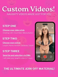 Have you ever wanted to get a custom video from me every video is made