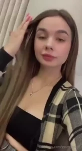 With a smile on my face in my favorite cardigan and a new manicure i m