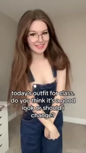 Do you like my outfit teen barelylegal petite young 18 boobs ass pussy