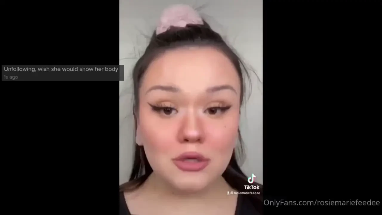 Famous tik toker has been getting tons of hate comments because she 