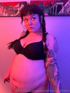 My tummy is looking extra plump shall i post a weigh in soon part 2
