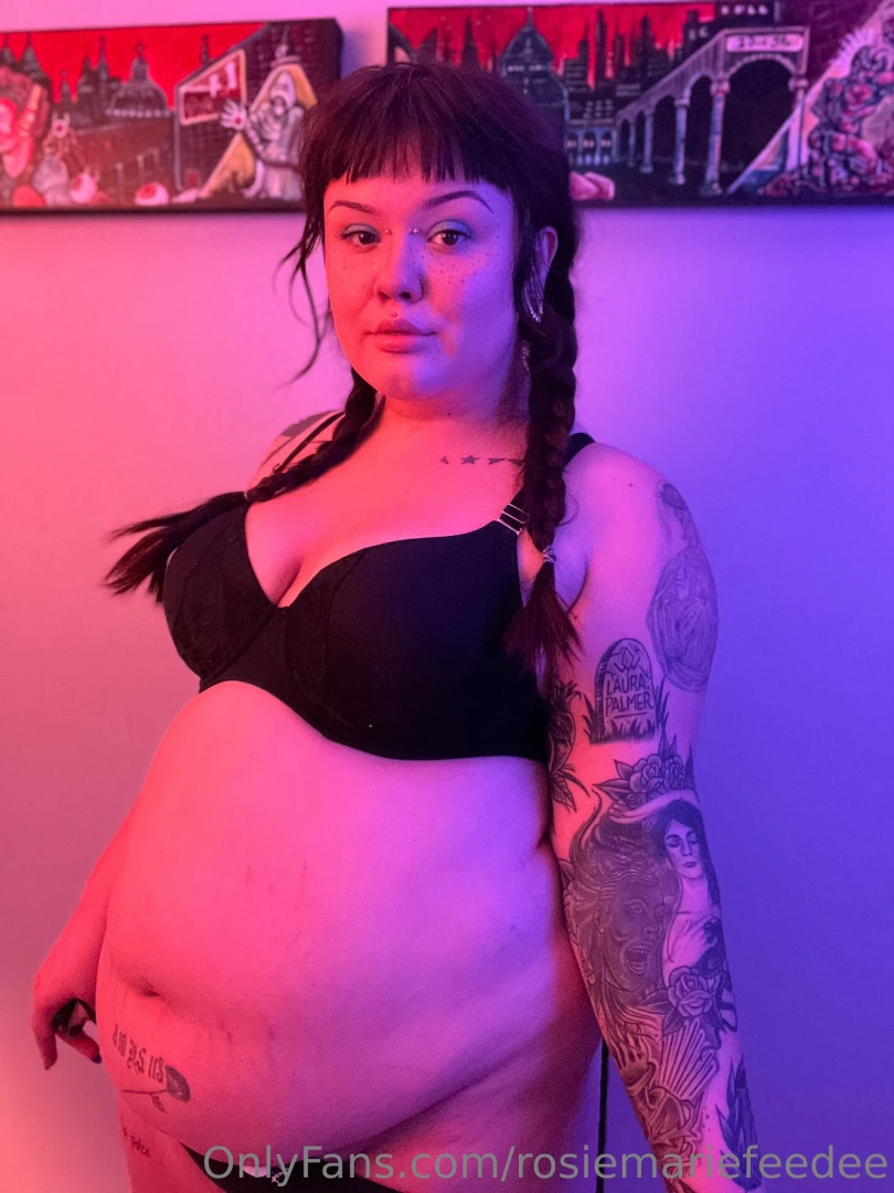 My tummy is looking extra plump shall i post a weigh in soon part 4 