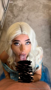 Game of thrones b g facial after a hard day of ruling mereen daenerys