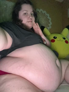 Okay yesterday i was my biggest ever like do you see how huge my belly part 1