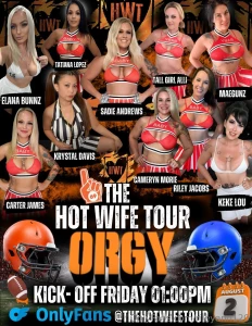 Hot off the presses for sale the hotwife tour cheerleaders and